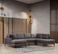 Угловой диван Atelier Del Sofa Porto Anthracite