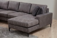 Canapea de colț Atelier Del Sofa Porto Anthracite imaginea #3 — magazin online Desire.md