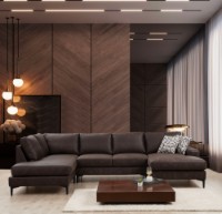 Canapea de colț Atelier Del Sofa Porto Brown imaginea #2 — magazin online Desire.md