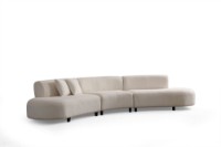 Canapea de colț Atelier Del Sofa Pars Cream Corner v2 imaginea #5 — magazin online Desire.md