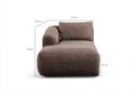 Угловой диван Atelier Del Sofa Sofia фото №10 — интернет-магазин Desire.md