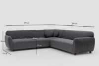 Угловой диван Atelier Del Sofa Eddy 2 Dark Grey фото №14 — интернет-магазин Desire.md