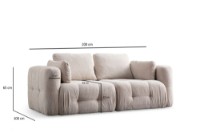 Canapea Atelier Del Sofa Amaris Beige imaginea #9 — magazin online Desire.md