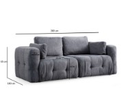 Canapea Atelier Del Sofa Amaris Grey imaginea #9 — magazin online Desire.md