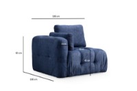 Canapea Atelier Del Sofa Amaris Navy Blue imaginea #7 — magazin online Desire.md