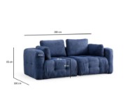 Canapea Atelier Del Sofa Amaris Navy Blue imaginea #9 — magazin online Desire.md