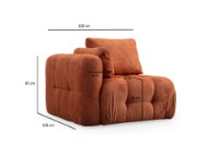 Canapea Atelier Del Sofa Amaris Orange imaginea #6 — magazin online Desire.md