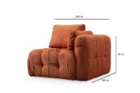Canapea Atelier Del Sofa Amaris Orange imaginea #7 — magazin online Desire.md