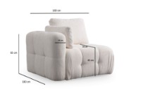 Canapea Atelier Del Sofa Amaris White imaginea #7 — magazin online Desire.md