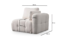 Canapea Atelier Del Sofa Amaris White imaginea #8 — magazin online Desire.md