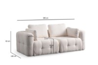 Canapea Atelier Del Sofa Amaris White imaginea #9 — magazin online Desire.md
