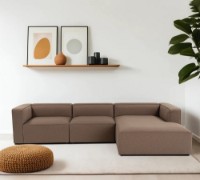 Угловой диван Atelier Del Sofa Mora XL Brown фото №2 — интернет-магазин Desire.md