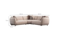 Угловой диван Atelier Del Sofa Pavia 3 фото №7 — интернет-магазин Desire.md