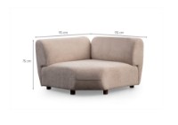 Угловой диван Atelier Del Sofa Pavia 3 фото №8 — интернет-магазин Desire.md