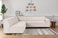 Canapea de colț Atelier Del Sofa Puzzle Light Brown