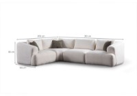 Угловой диван Atelier Del Sofa Sofia фото №9 — интернет-магазин Desire.md
