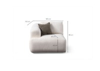 Угловой диван Atelier Del Sofa Sofia фото №10 — интернет-магазин Desire.md