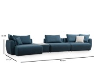 Canapea de colț Atelier Del Sofa Maya 1 imaginea #5 — magazin online Desire.md