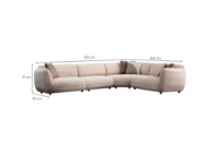 Угловой диван Atelier Del Sofa Pavia 4 фото №12 — интернет-магазин Desire.md