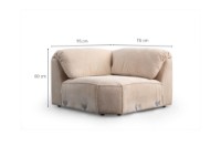 Угловой диван Atelier Del Sofa Flamingo Corner 3 фото №9 — интернет-магазин Desire.md