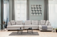 Canapea de colț Atelier Del Sofa Padova Light Grey