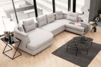Canapea de colț Atelier Del Sofa Padova Light Grey imaginea #2 — magazin online Desire.md