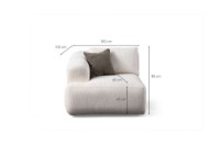Угловой диван Atelier Del Sofa Sofia фото №11 — интернет-магазин Desire.md