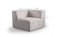Canapea de colț Atelier Del Sofa Melva imaginea #9 — magazin online Desire.md