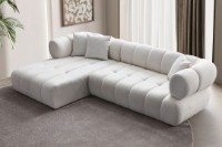 Угловой диван Atelier Del Sofa Petra White фото №3 — интернет-магазин Desire.md