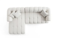 Угловой диван Atelier Del Sofa Petra White фото №10 — интернет-магазин Desire.md