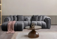 Угловой диван Atelier Del Sofa N-Line Dark Grey фото №2 — интернет-магазин Desire.md
