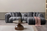 Угловой диван Atelier Del Sofa N-Line Dark Grey фото №2 — интернет-магазин Desire.md