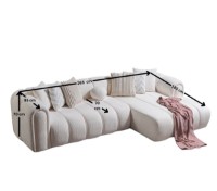 Угловой диван Atelier Del Sofa N-Line White фото №8 — интернет-магазин Desire.md