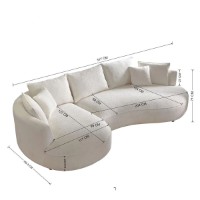 Угловой диван Atelier Del Sofa Venedik White фото №7 — интернет-магазин Desire.md