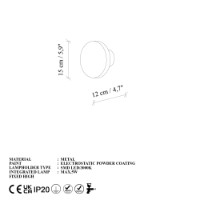 Candelabru de perete Opviq Aura 15520 M imaginea #7 — magazin online Desire.md