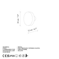 Бра Opviq Aura 15520 L фото №10 — интернет-магазин Desire.md
