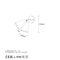Candelabru de perete Opviq Evander 13190 imaginea #7 — magazin online Desire.md
