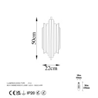 Candelabru de perete Opviq Reis 13340 imaginea #8 — magazin online Desire.md