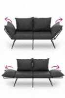 Canapea Atelier Del Sofa Viper Dark Grey imaginea #12 — magazin online Desire.md