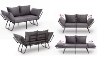 Canapea Atelier Del Sofa Viper Grey imaginea #10 — magazin online Desire.md