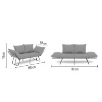Canapea Atelier Del Sofa Viper Light Brown imaginea #11 — magazin online Desire.md