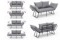 Canapea Atelier Del Sofa Viper Light Grey imaginea #5 — magazin online Desire.md