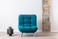 Fotoliu Atelier Del Sofa Misa Petrol Green imaginea #2 — magazin online Desire.md