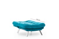 Fotoliu Atelier Del Sofa Misa Petrol Green imaginea #10 — magazin online Desire.md