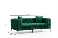 Canapea Atelier Del Sofa Como Green imaginea #6 — magazin online Desire.md
