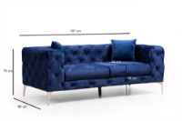 Canapea Atelier Del Sofa Como Navy Blue imaginea #8 — magazin online Desire.md