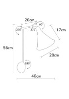 Candelabru de perete Opviq Berceste N-682 imaginea #3 — magazin online Desire.md