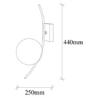 Candelabru de perete Opviq Hilal 3821 imaginea #3 — magazin online Desire.md