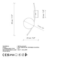 Candelabru de perete Opviq Hilal 3822 imaginea #6 — magazin online Desire.md