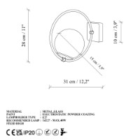 Candelabru de perete Opviq Dolunay 3912 imaginea #6 — magazin online Desire.md